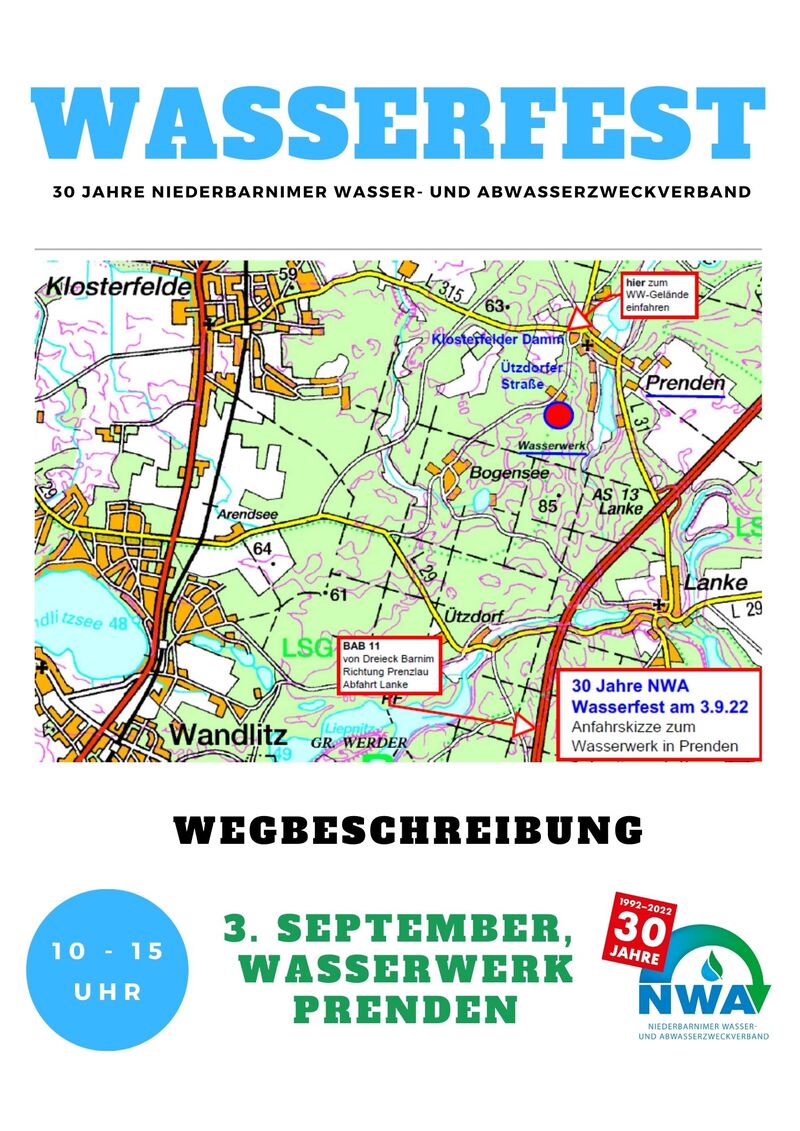 Wasserfest in Prenden, Wandlitz