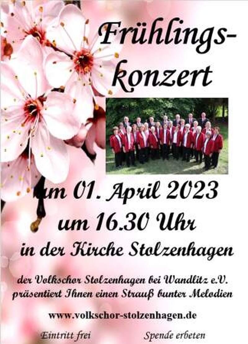 Frühlingskonzert in Stolzenhagen, Wandlitz