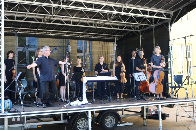 Open-Air-Konzert begeistert auf Schulhof, Wandlitz