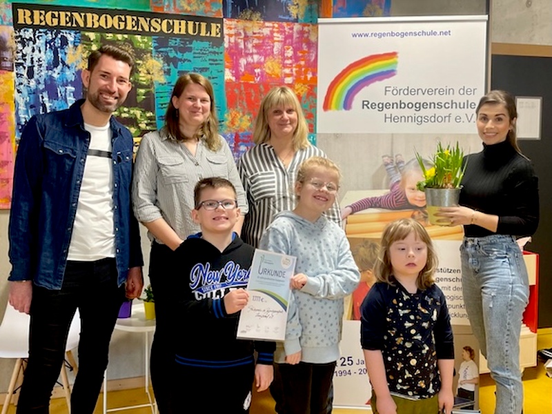 11. Town & Country Stiftungspreis: 1.111 Euro für die „Regenbogenschule Hennigsdorf“, Wandlitz